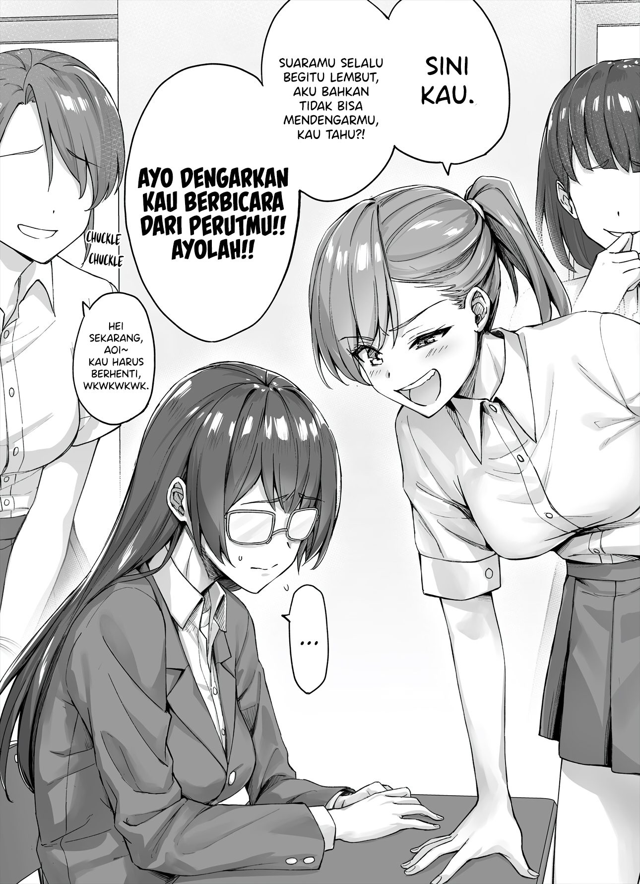 Omote demo Ura demo Ijimerareteru Chapter 00 Gambar 1